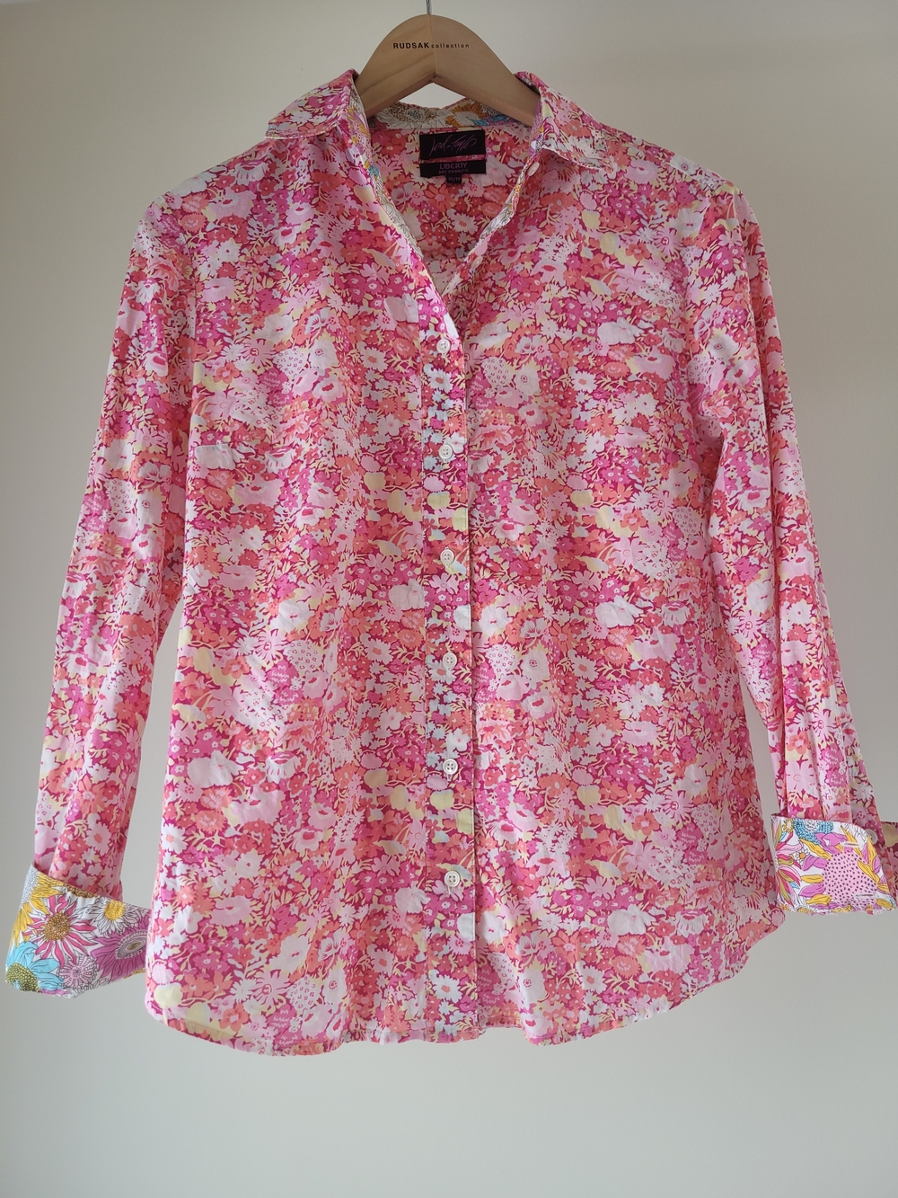 Lord & Taylor Liberty Art Fabrics Floral Cotton Shirt XS